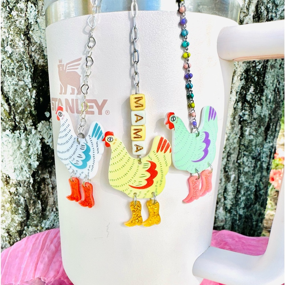 Chicken Stanley Cup Accessories Chicken Stanley Charm Chicken Tumbler Charm